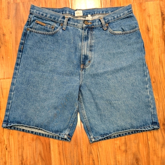 Calvin Klein Jeans Pants - Calvin Klein Jeans Bermuda Shorts Denim Dad Jorts Baggy Size 34 Unisex Fit 8.5"